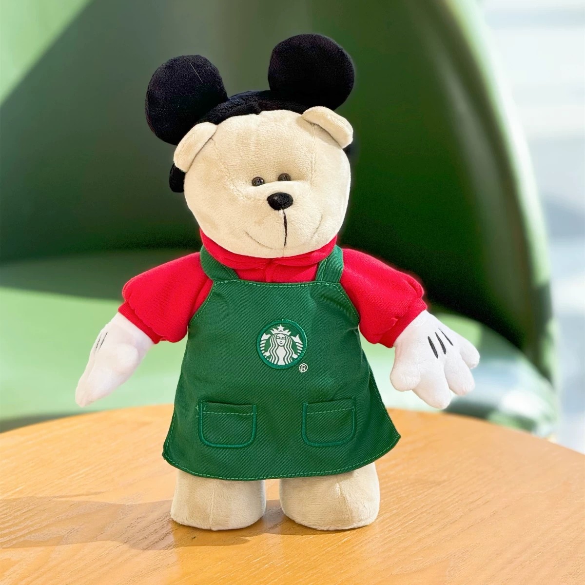 NEW Starbucks X Disney 2025 China Mickey Bear Plush Toy Children\'s Birthday Gift