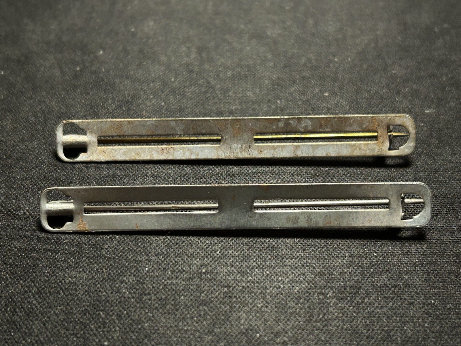 Lot Of 2 WW2 Ribbon Mounting Bars 3/8th Inch (READ)