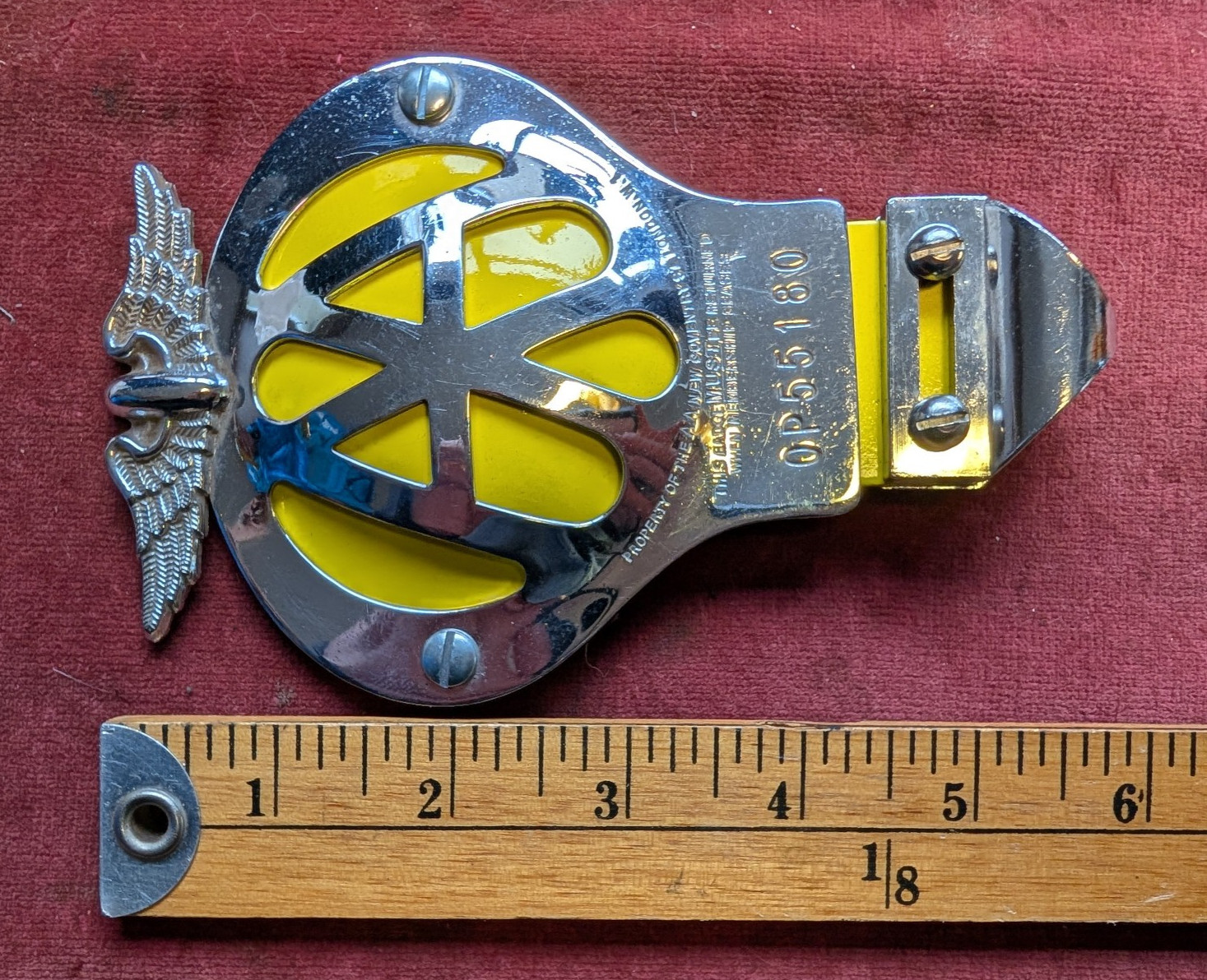 Vintage AA 0P55180 Badge (H)