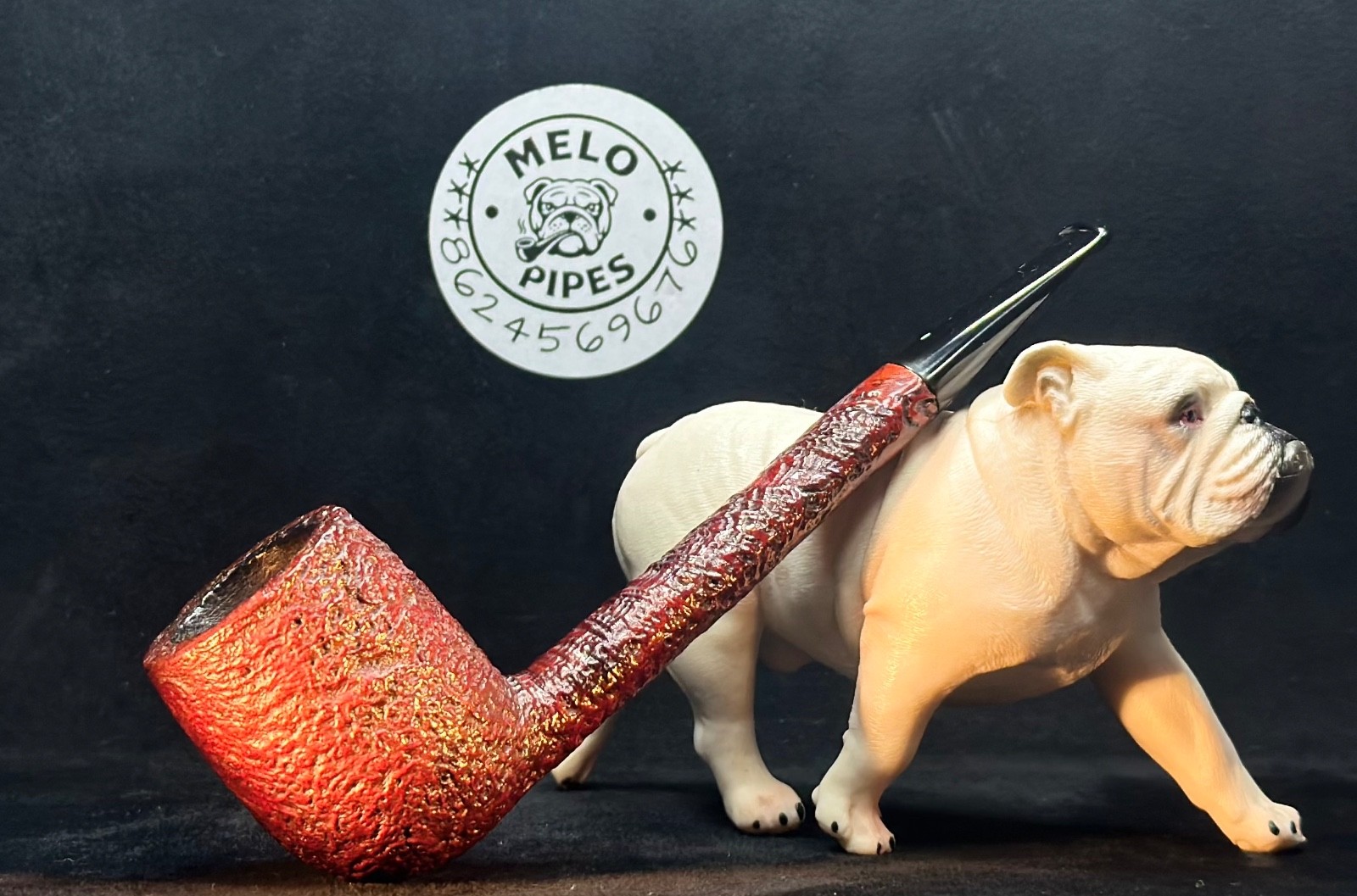 Vtg. Schoenliber 71 Hand Made/ Blue Dot/ Canadian Restored Tobacco Pipe