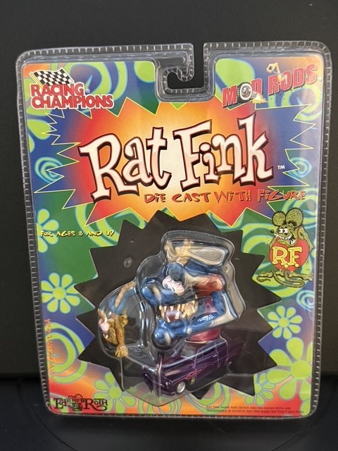 VRHTF VTG ED ROTH RAT FINK RACING CHAMPIONS 1/64 MOD RODS 48 MERCURY NEW ON CARD VRHTF VTG ED ROTH RAT FINK RACING CHAMPIONS 1/64 MOD RODS 48 MERCURY NEW ON CARD