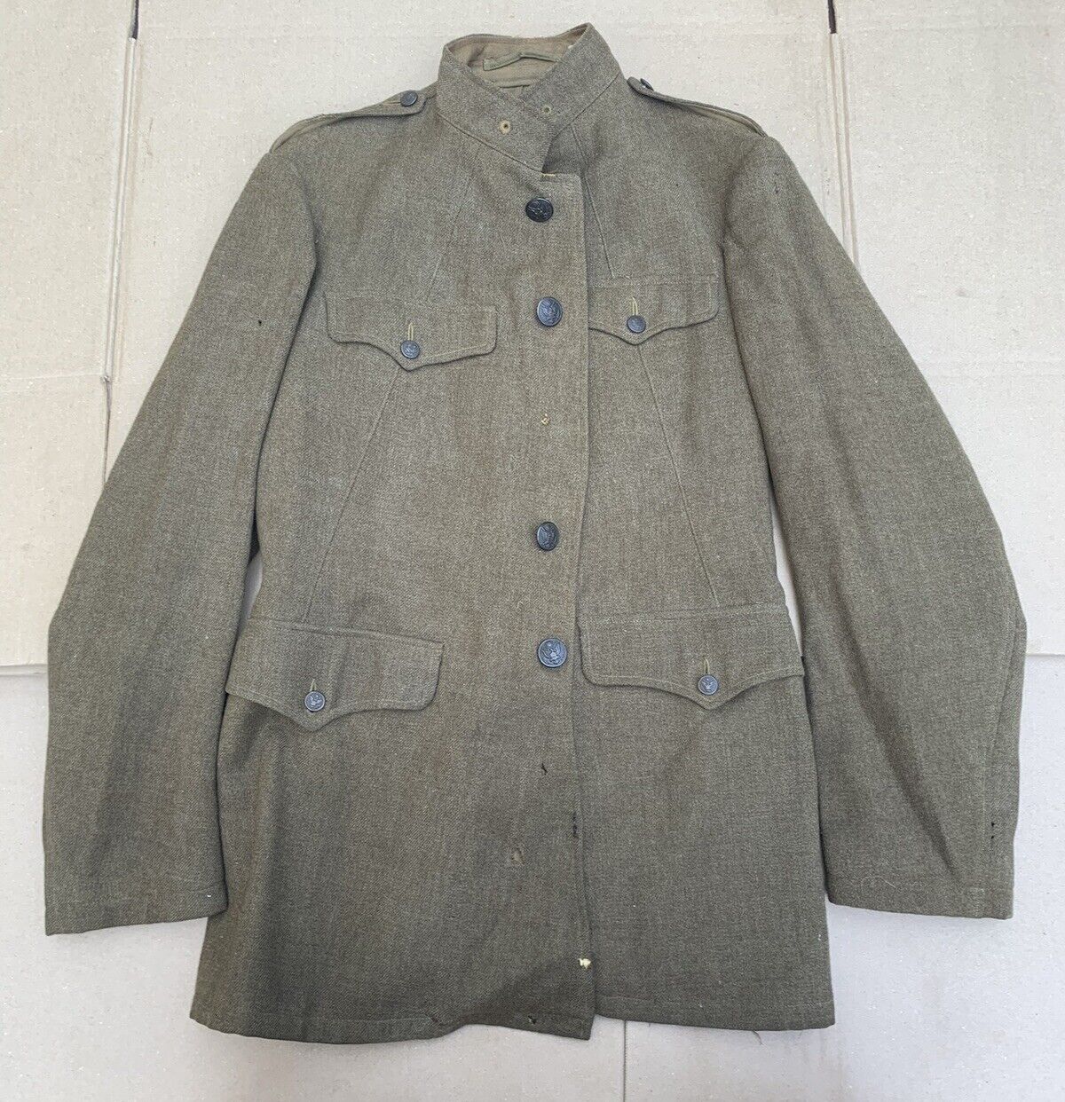 Original WWI US Army Wool Uniform Jacket 