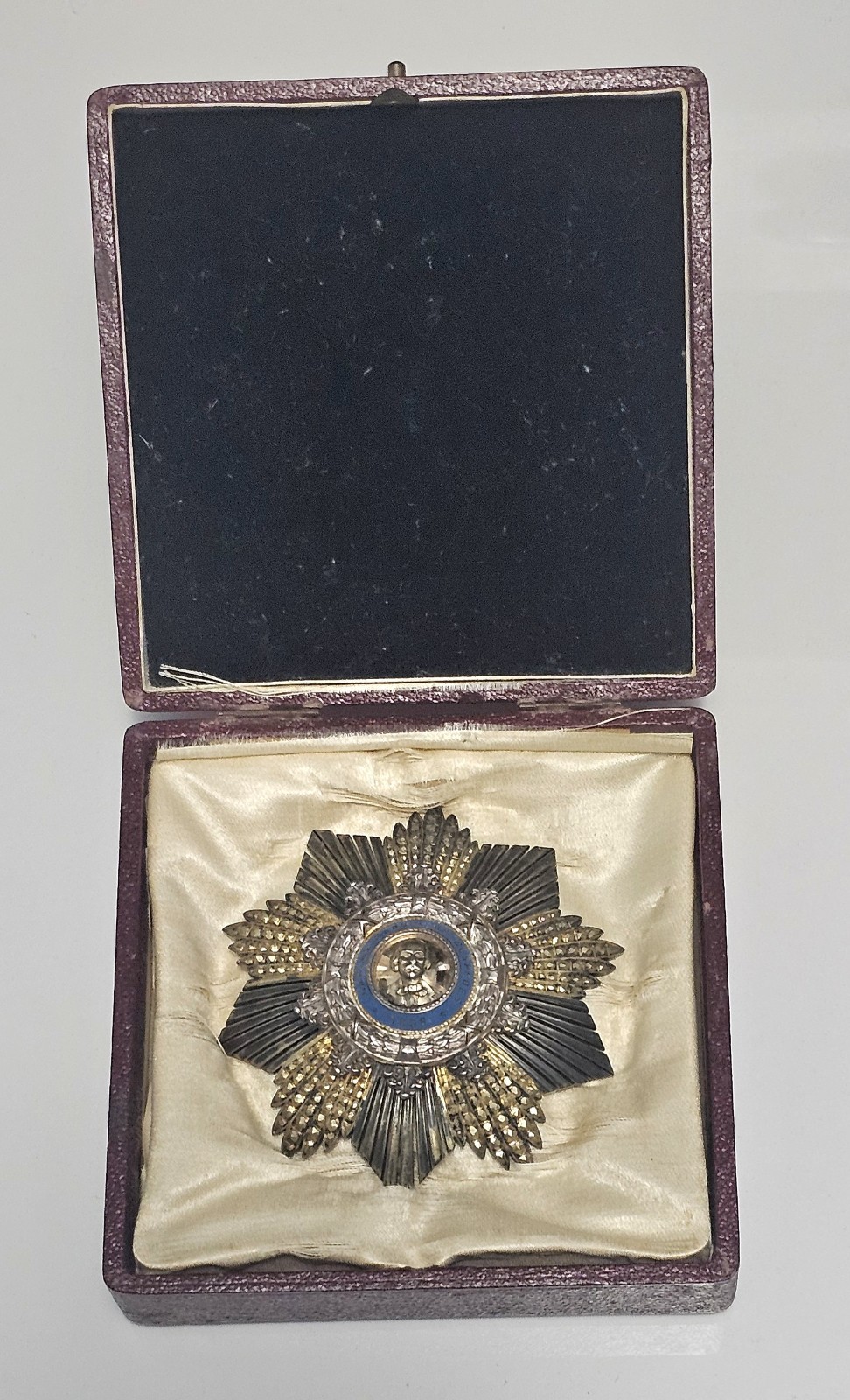 RARE ORDER OF CARLOS MANUEL DE CÉSPEDES GRAND CROSS  BREAST STAR