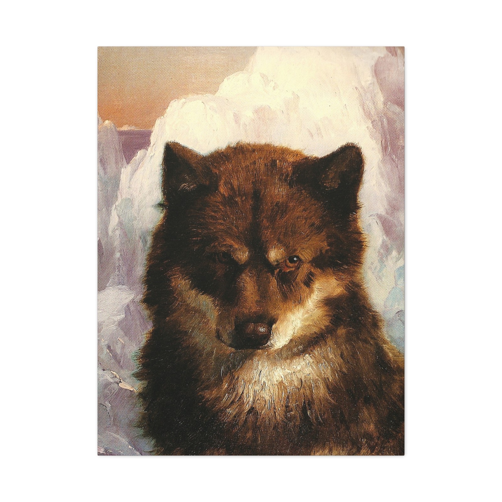 Frederic Edwin Church (1826-1900) Oosisoak 1861 - Canvas Wall Art