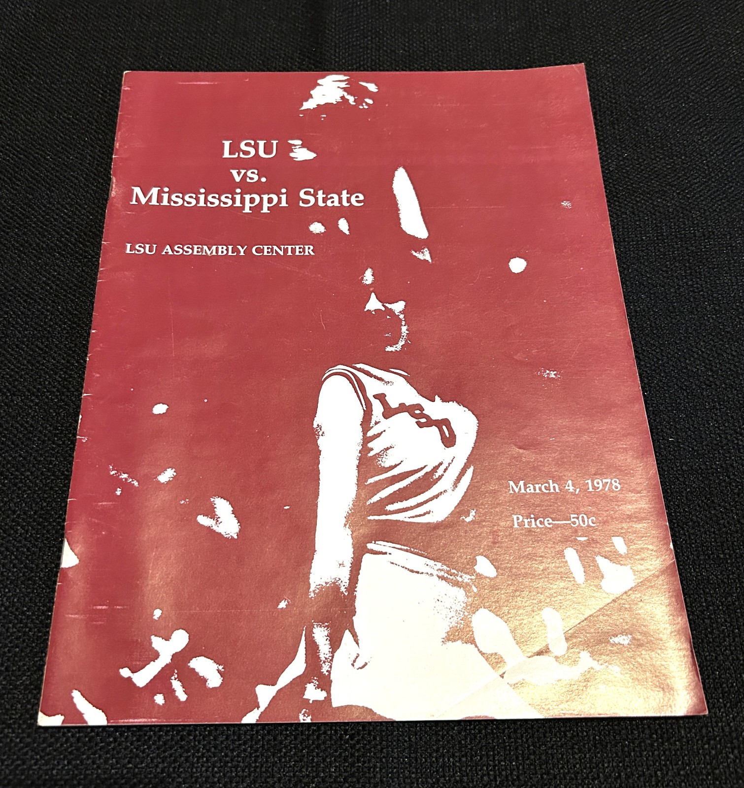 OLD Louisiana State University v Mississippi State basketball program 1978 LSU