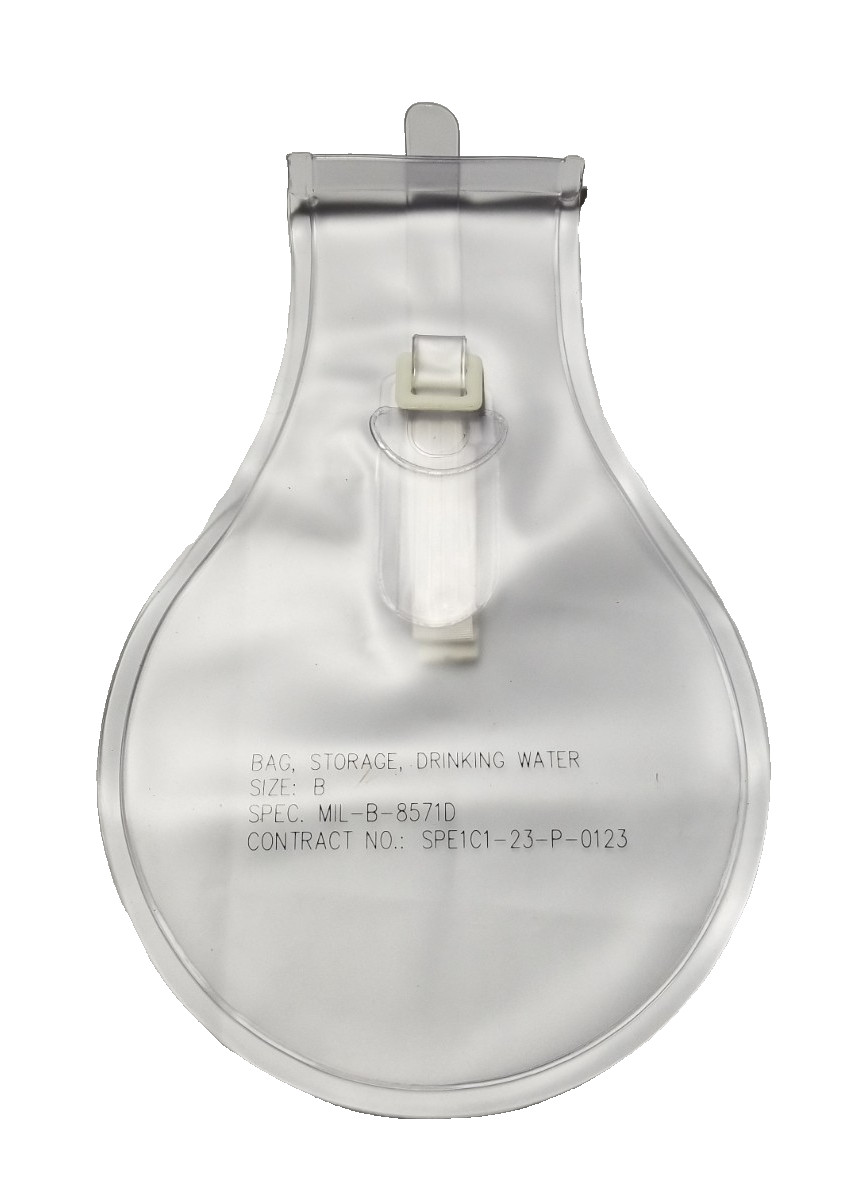 QTY (1) US Military Aircrew Survival Drinking Water Storage Bag Size B (3 Pints)