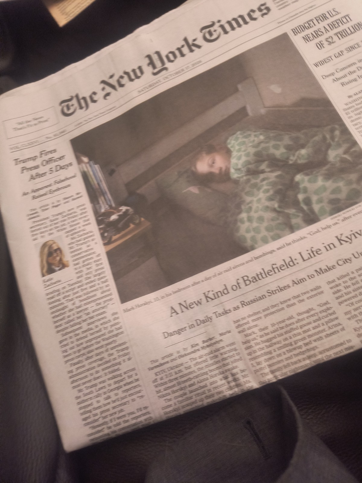 The New York Times Saturday October 17 2026