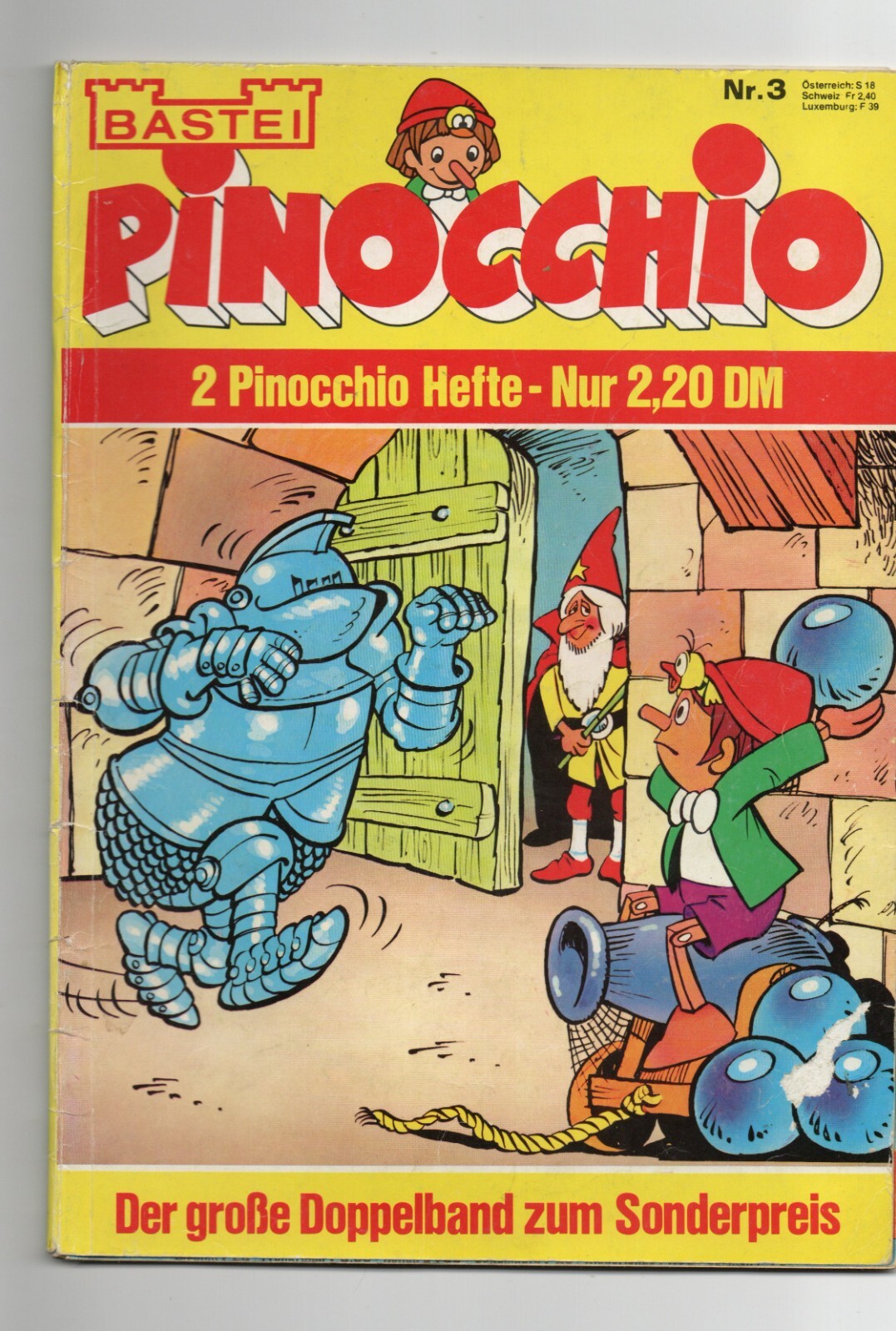 Pinocchio Bastion Comics 2 Issues No 45, 48 from 1979 Vintage Collectors Booklet