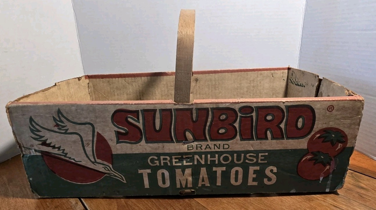 1950s Sunbird Brand Tomato Basket Berea Ohio