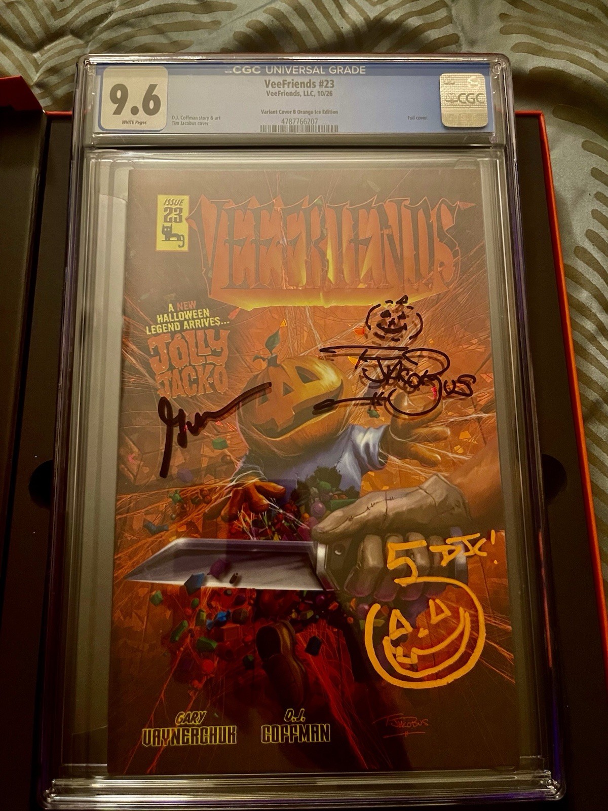 NYCC ‘26 VeeFriends Jolly Jack-O Issue #23 LE Of 341 *Siged* By All Three