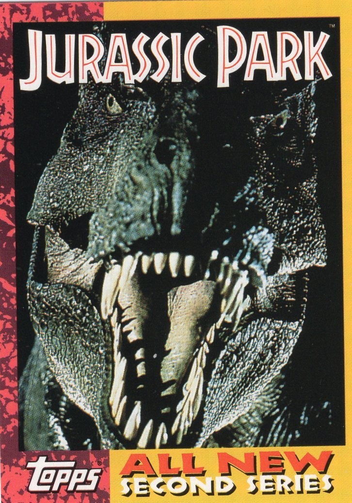 1993 Topps Jurassic Park Series 2 Movie Trading Cards & Stickers - You Pick