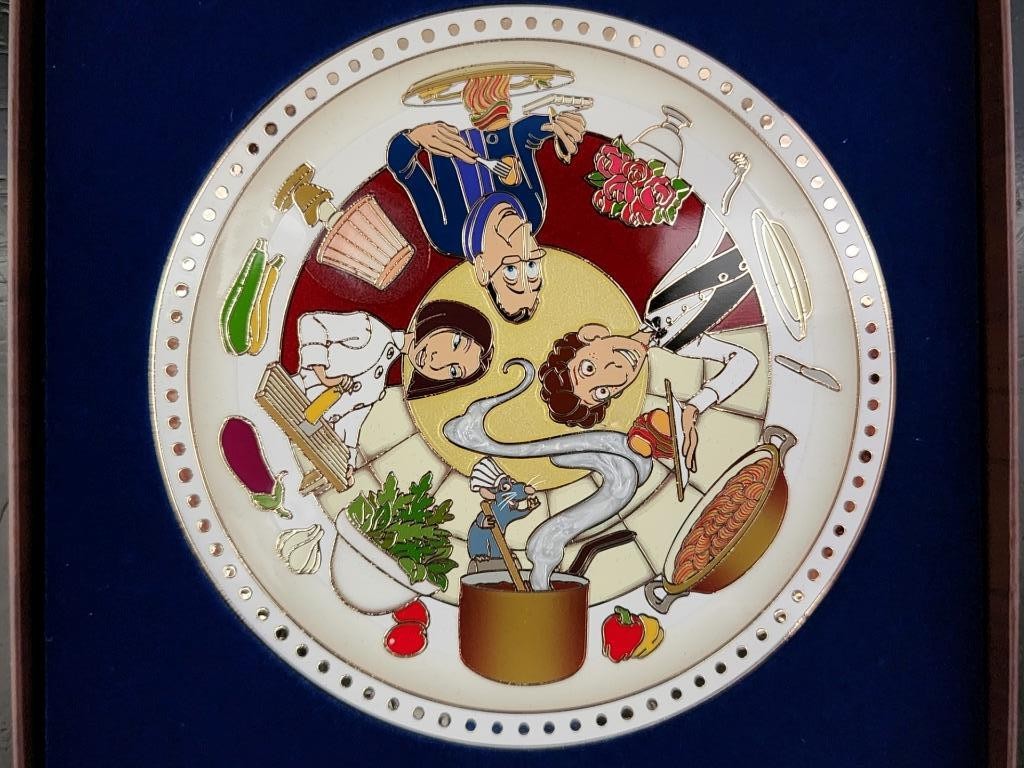 WDI D23 2026 Dining With Character Plate Jumbo Ratatouille LE 400 Disney Pin