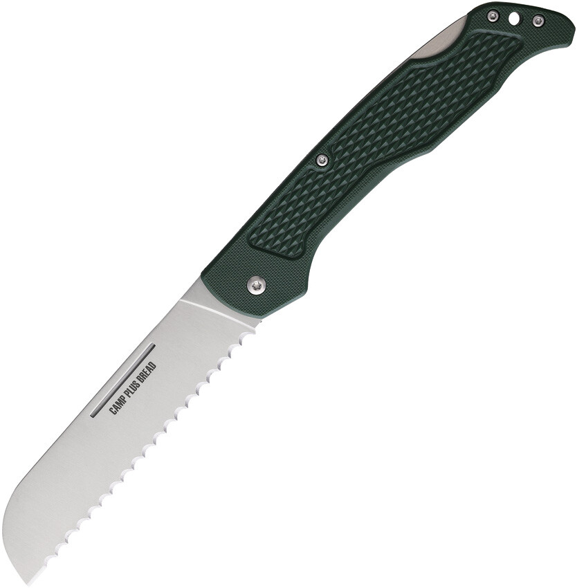 Ontario Camp Plus Bread Lockback Green GFN Folding Pocket Knife 4310TC Ontario Camp Plus Bread Lockback Green GFN Folding Pocket Knife 4310TC