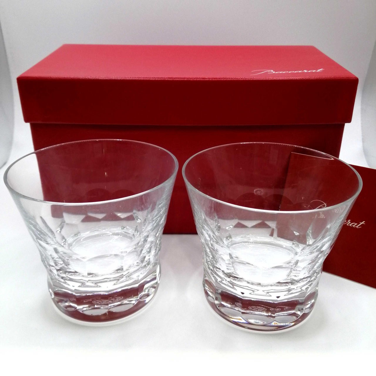 BACCARAT 2013 notation pair tumbler