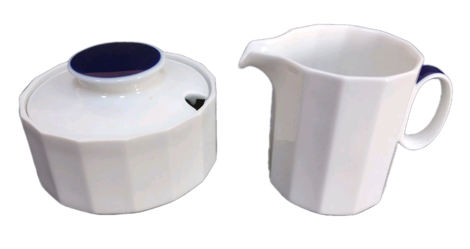 Rosenthal Studio Line Polygon Mykonos Creamer & Sugar Bowl Set