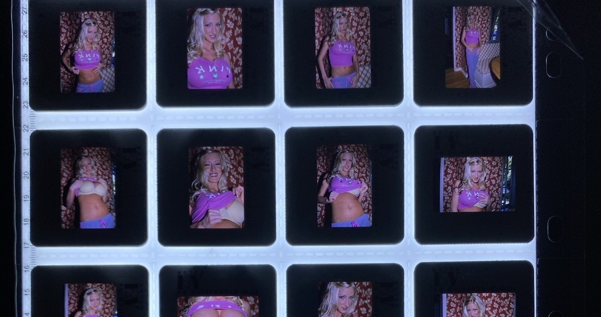 Lot Of 20 VTG. NADIA HILTON 35mm Sexy Model SLIDES Glamour Film TRANSPARENCY