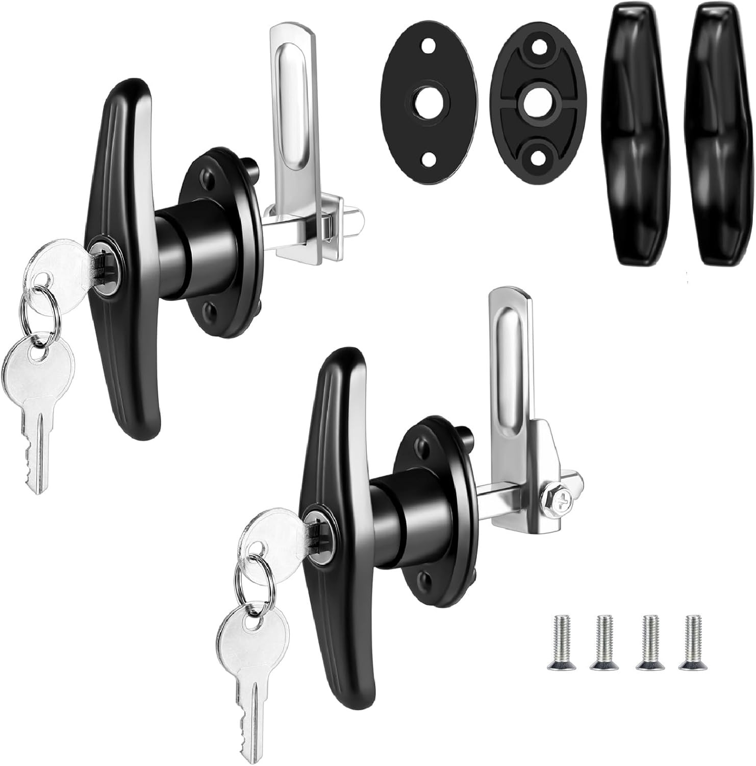 Truck Cap Latch T Handle Lock for Leer Are Matching Set Universal Truck Topper Truck Cap Latch T Handle Lock for Leer Are Matching Set Universal Truck Topper
