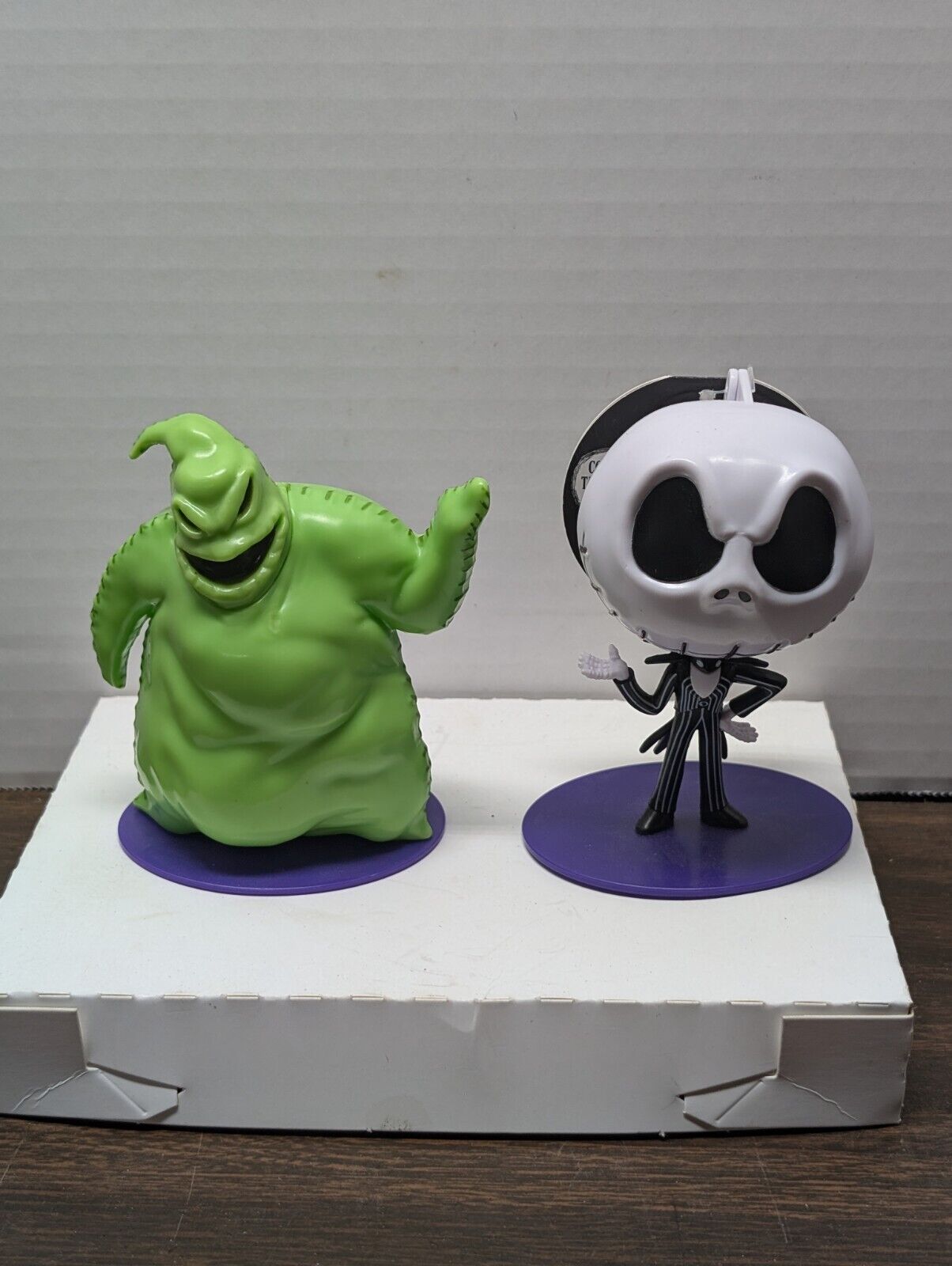 Lot Of 2 nightmare before christmas candy Holder NEW Jack And Oogie Boogie