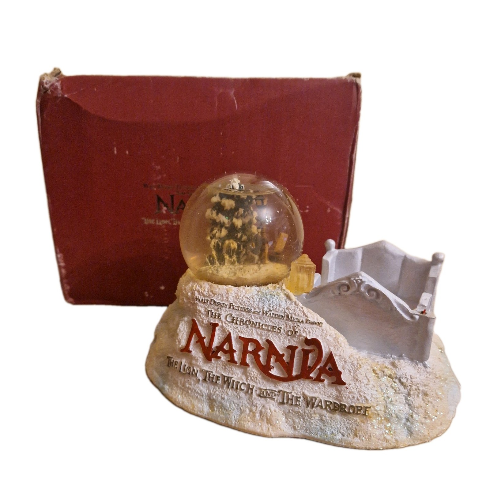 The Chronicles Of Narnia Snow Ball Phone Holder Snow Globe Disney 2005