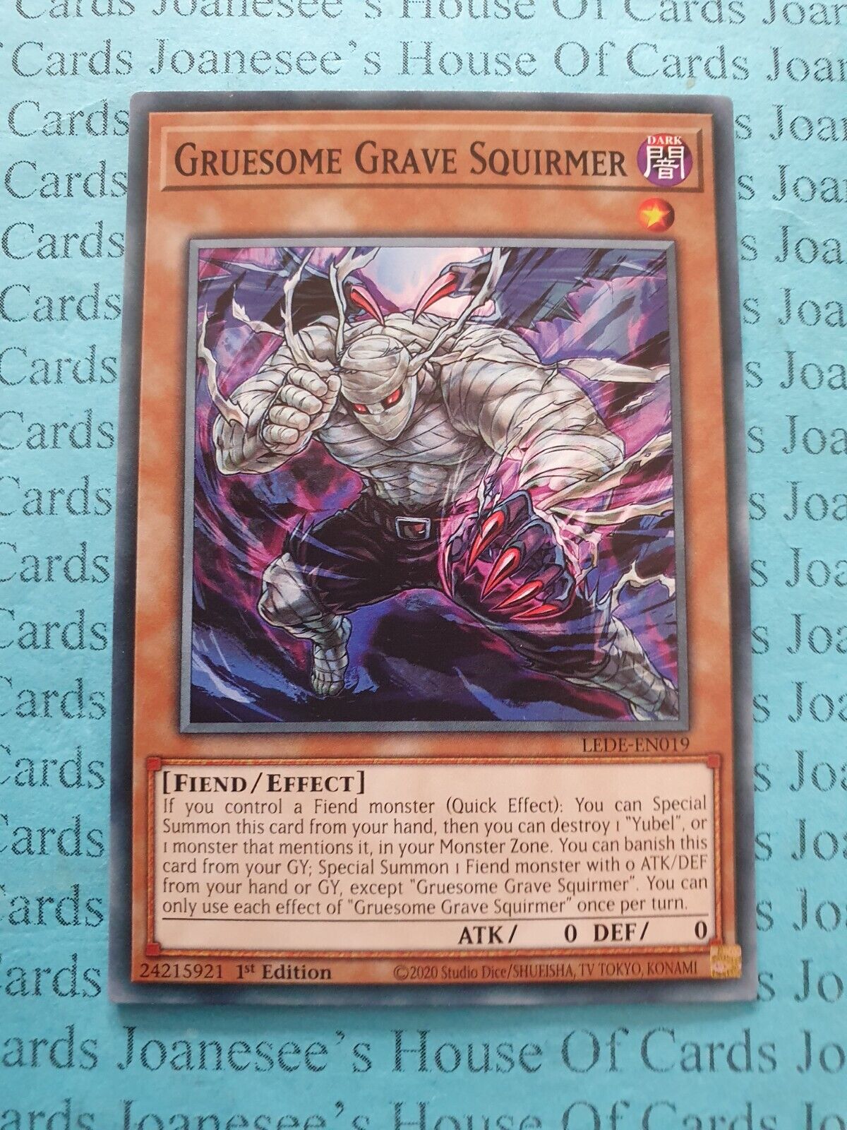 LEDE-EN019 Gruesome Grave Squirmer Yu-Gi-Oh Card 1st Edition New