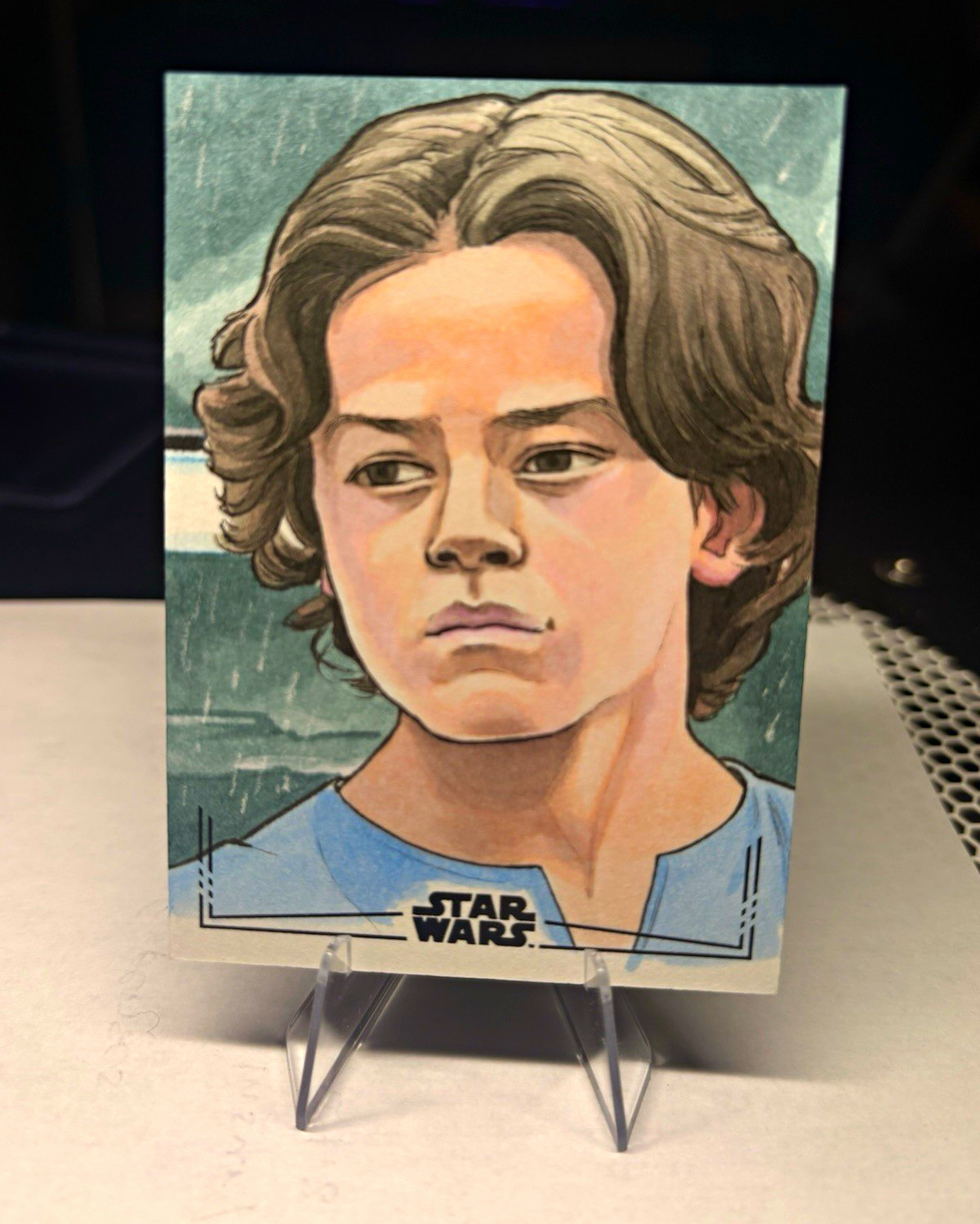 2026 Topps Star Wars Galaxy Jango Fett Sketch Card 1/1  Artist Eric Lehtonen