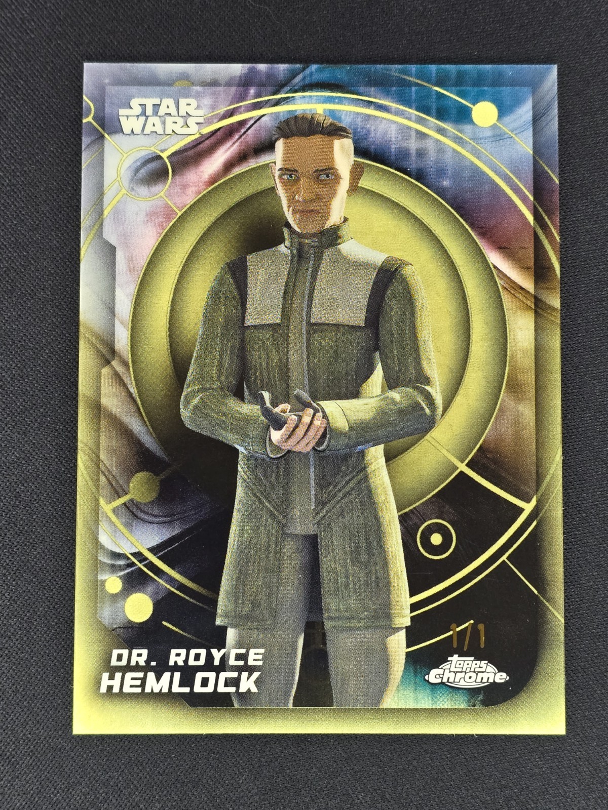 2026 Topps Chrome Star Wars Dr Royce Hemlock Superfractor 1/1