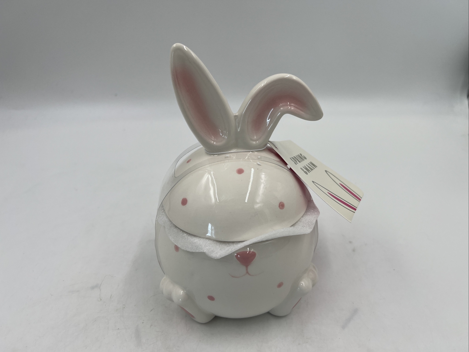 Spring & Main Ceramic 3x8in Spring Bunny Candy Dish BB02B33006