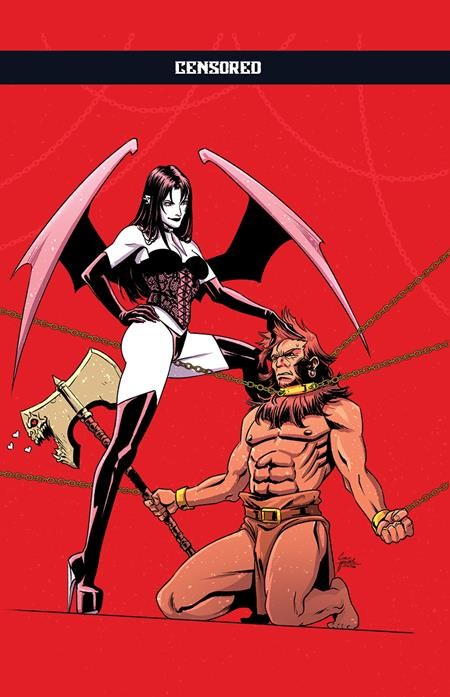 BARBARIC THE LONG DEATH #3 (OF 3) CVR E CORIN HOWELL LILITH CROSSOVER BLACK BAG