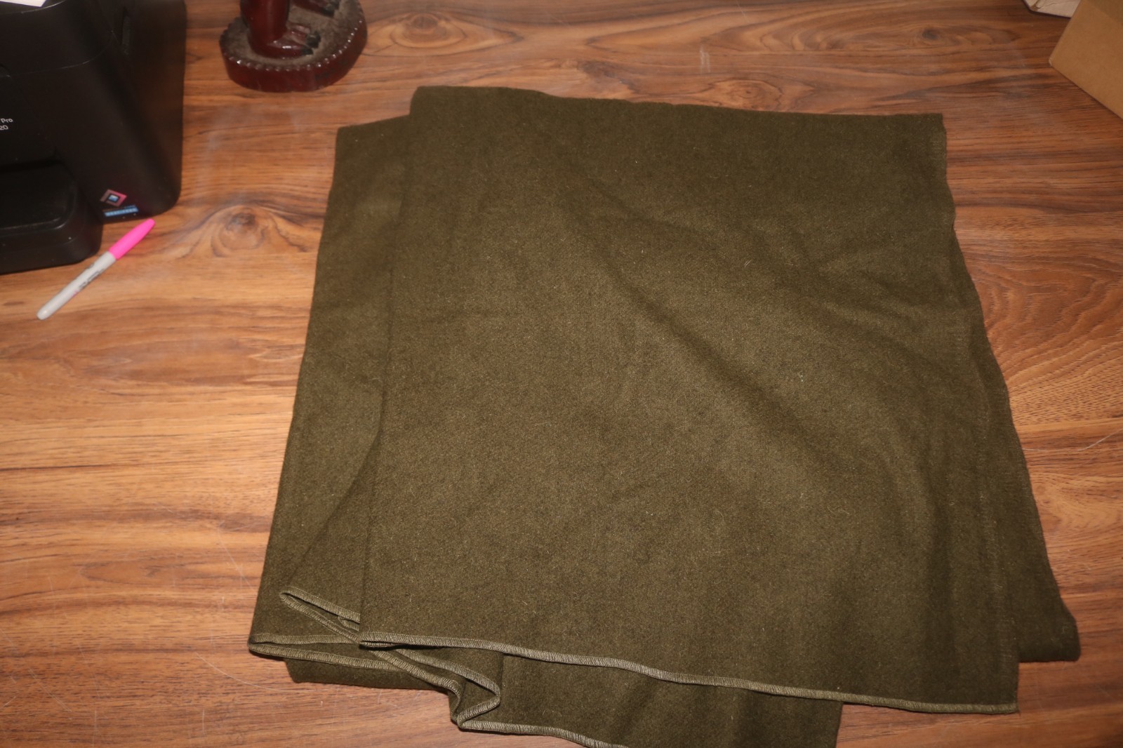 NOS USGI wool bed blanket 66 x 90 \