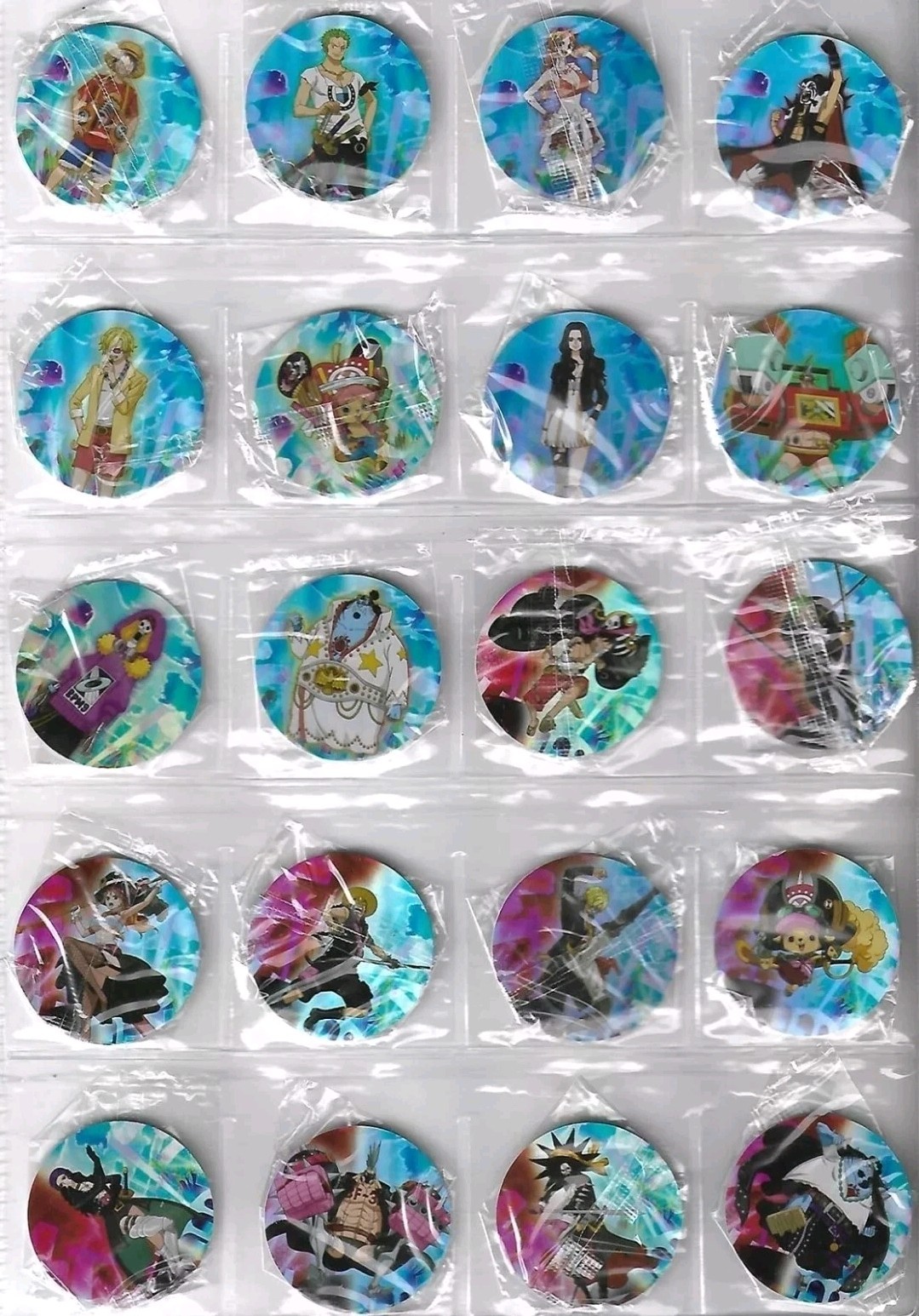 ONE PIECE TAZOS FILM RED Full Set 25/25 Foil  DKV 2022 TOEI ANIMATION POGS FLIPS