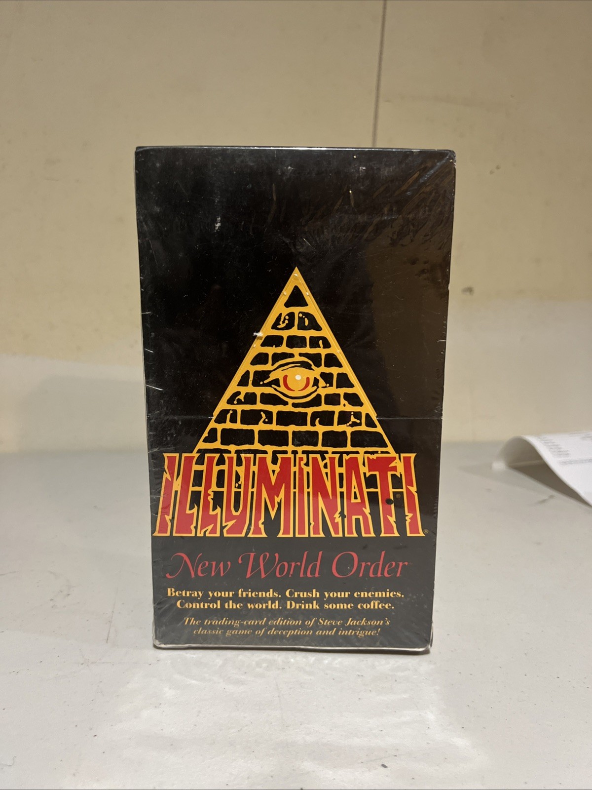 illuminati trading sealed box cards