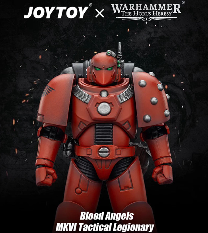 JOYTOY WH40K 1/18 Blood Angels MKVI Tactical Legionary