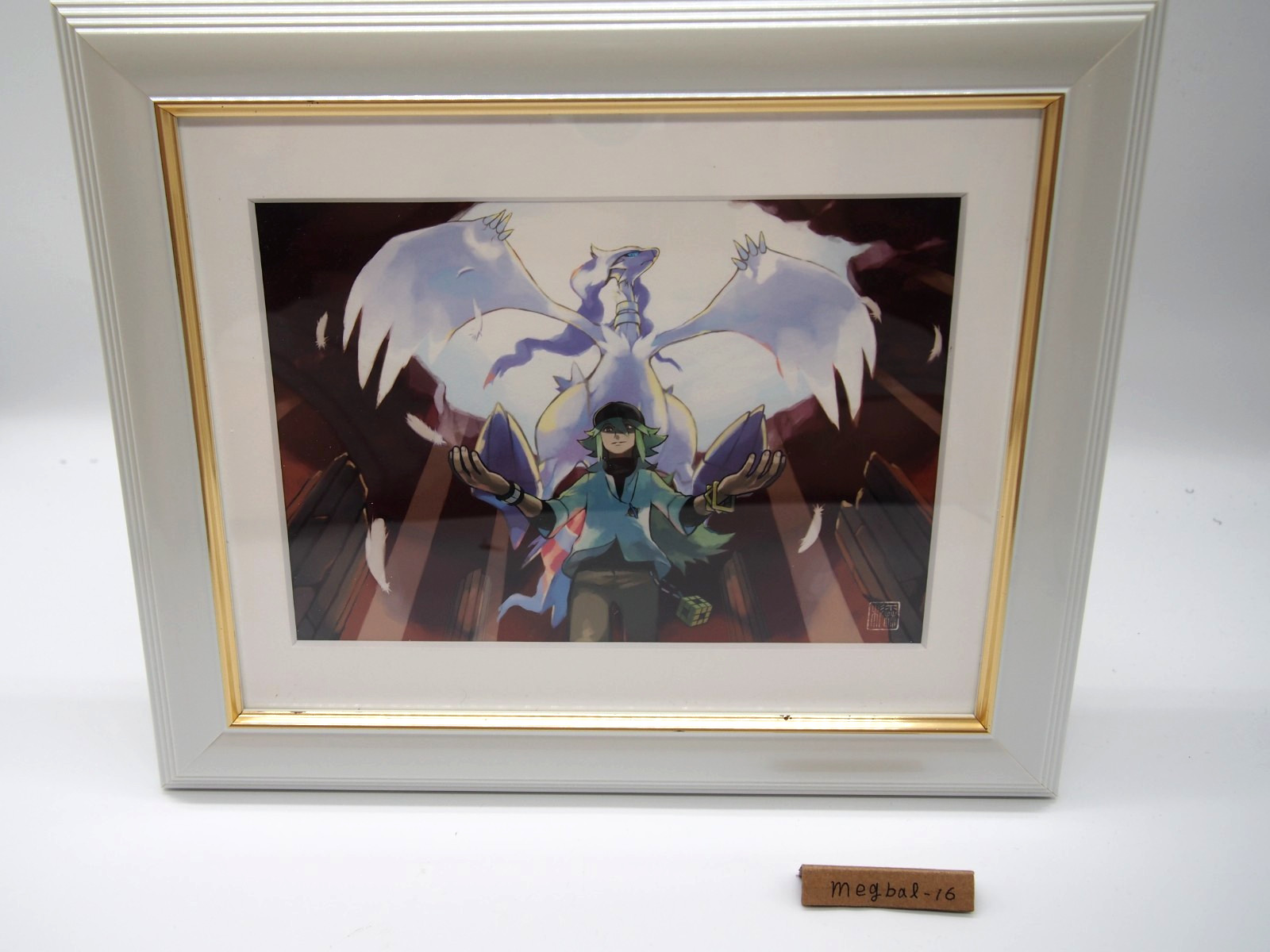 Pokemon Center Ken Sugimori Collectible Art Print N & Reshiram Zekrom Limited