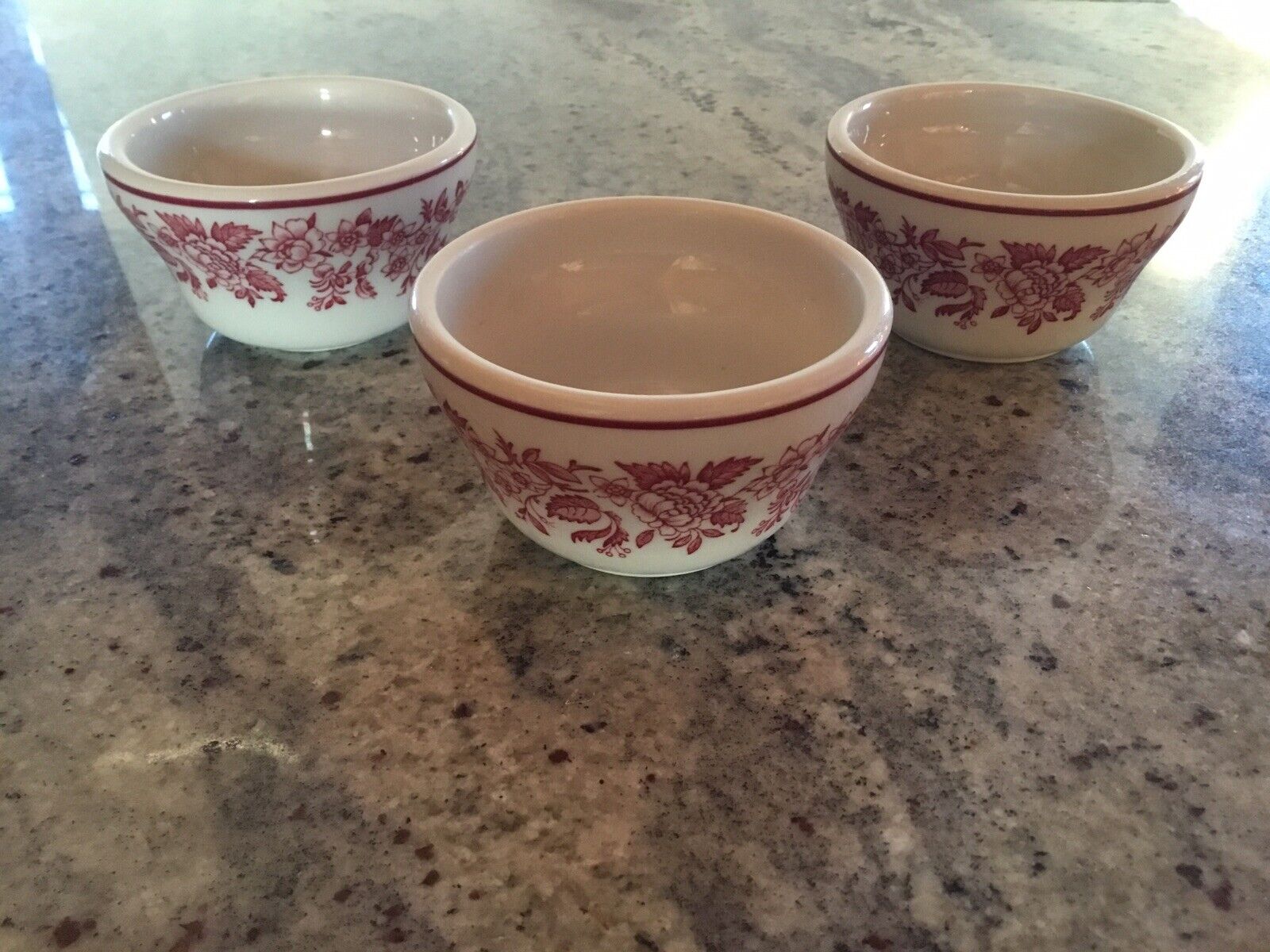 Vintage Jackson China Falls Creek PA Restaurant Ware JESSICA Small Bowls (3)