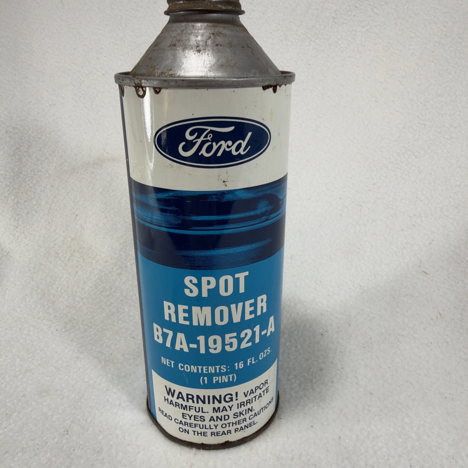 Vintage 1966 Ford FoMoCo Spot Remover Empty Metal 1 Pint Can
