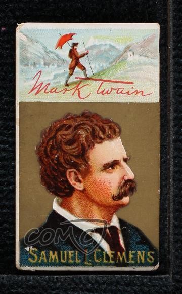 1888 Duke's Great Americans Tobacco N112 Mark Twain 04le