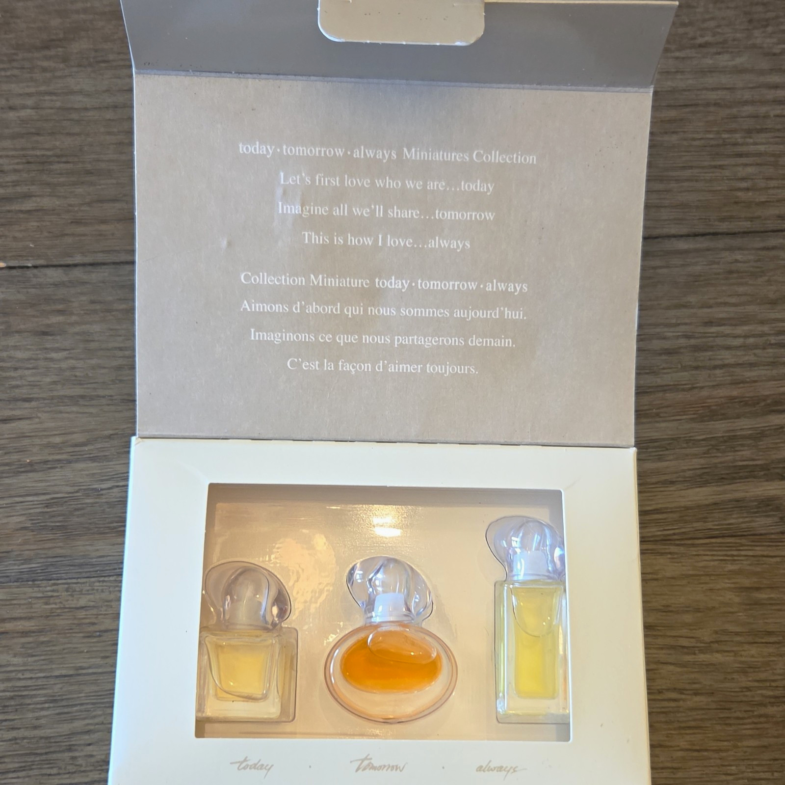 Avon Today Tomorrow Always Miniatures Collection Extrait de Parfum 3 x 4ml - NIB