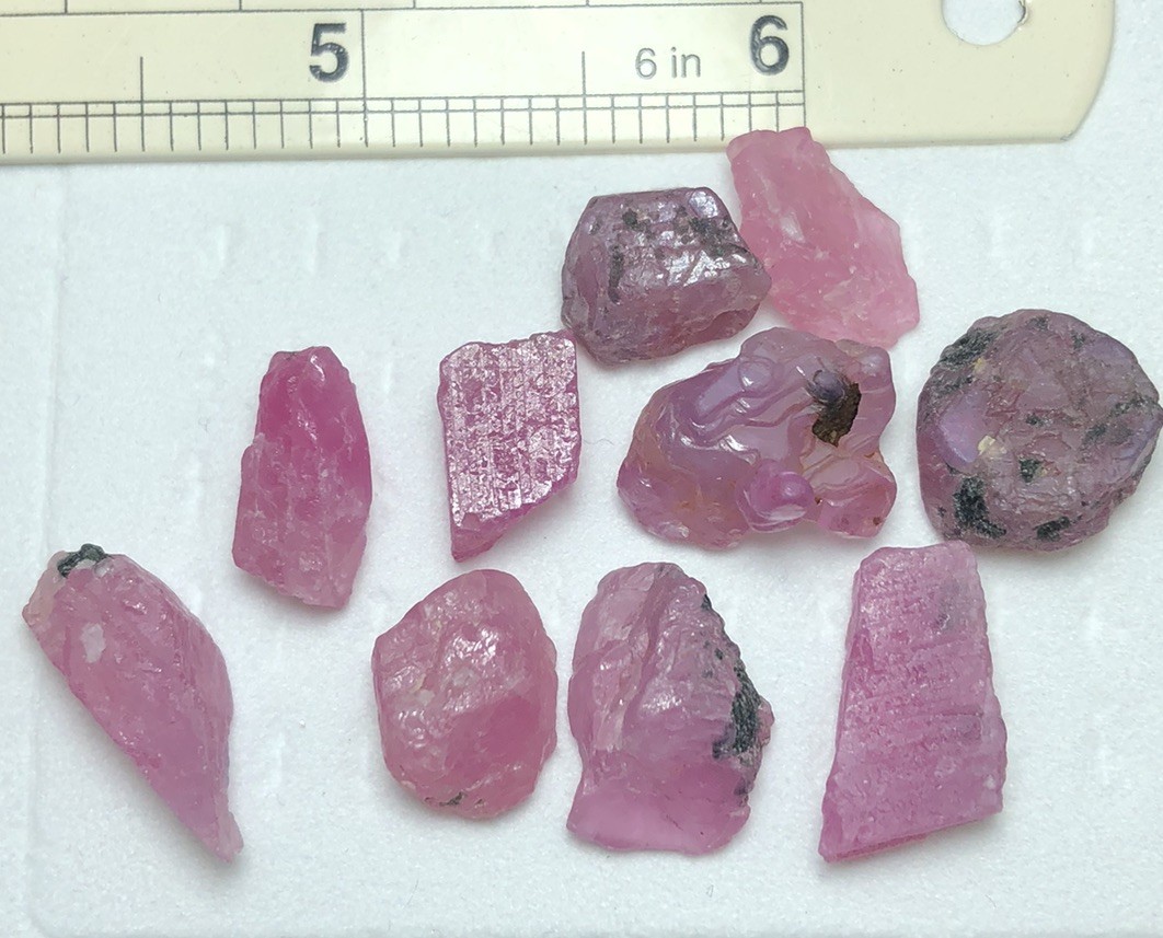 87.50 Gram / Natural Rough padparadscha Pink Colour Sapphire From Tanzania Mine,