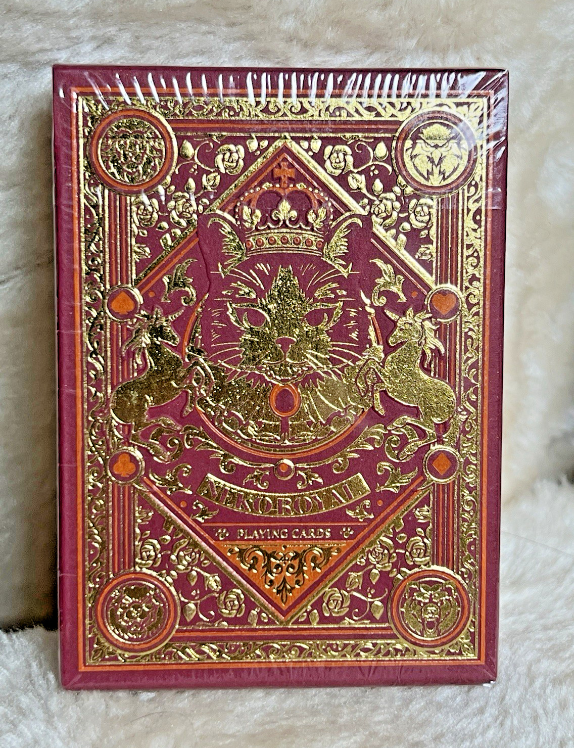 Neko Royal Playing Cards - Crimson Red Edition by Neversleep Co - WJPC