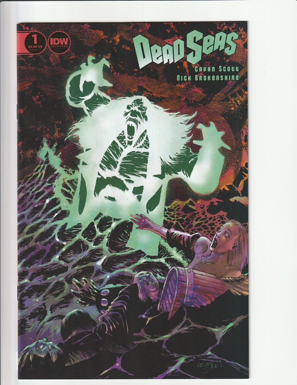Dead Seas #1-C, Kelley Jones Variant, 1st Print, 9.6 NM+, Full Scans, Unread