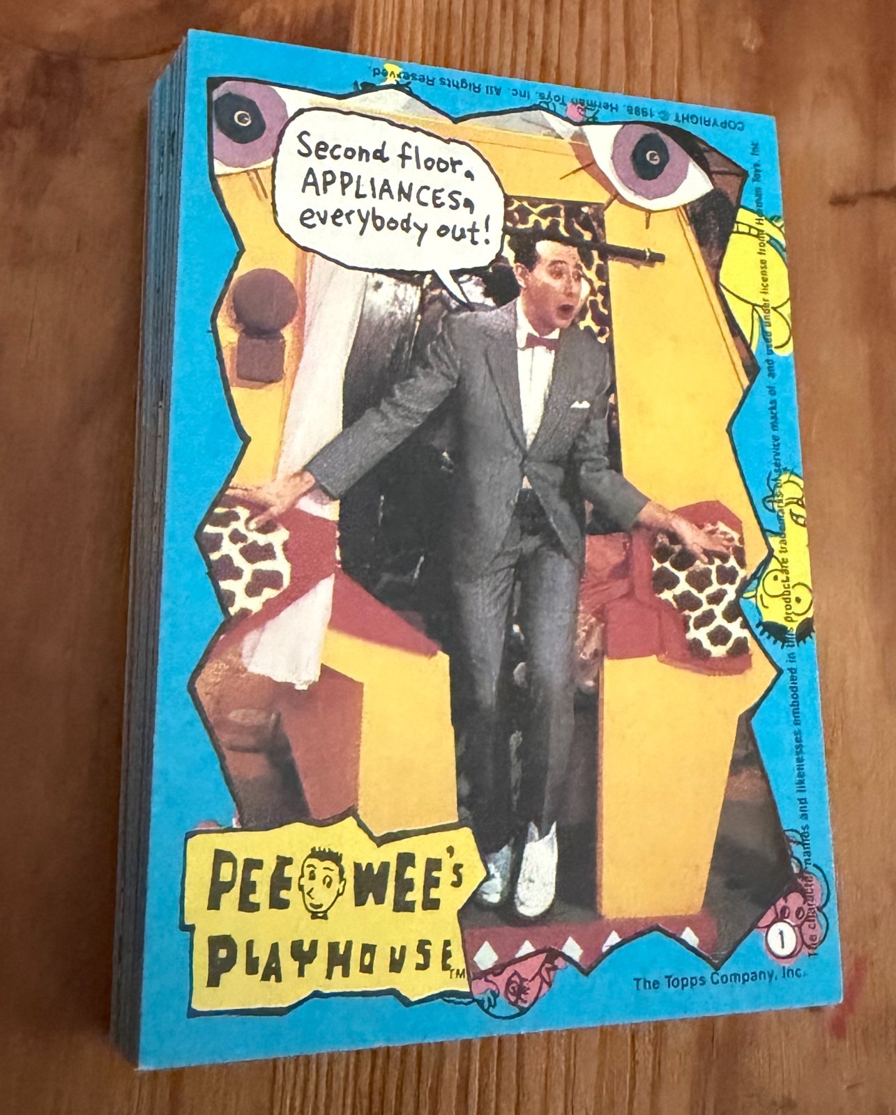 1988 Topps Pee Wee\'s Playhouse 33 Card Base Set - 1980s POP CULTURE ICON Reubens
