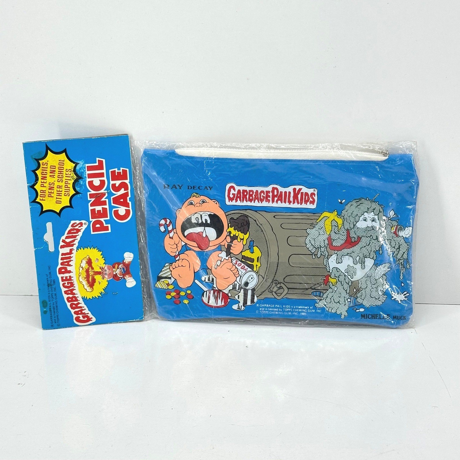 Vintage Garbage Pail Kids Pencil Case Warm Decay Muck Bomb Imperial NEW NOS 80s