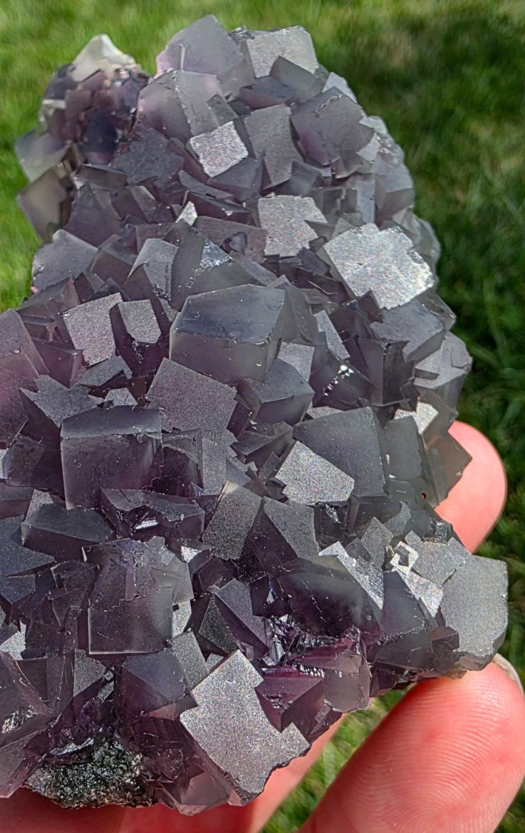 Purple Cubic Fluorite, 5