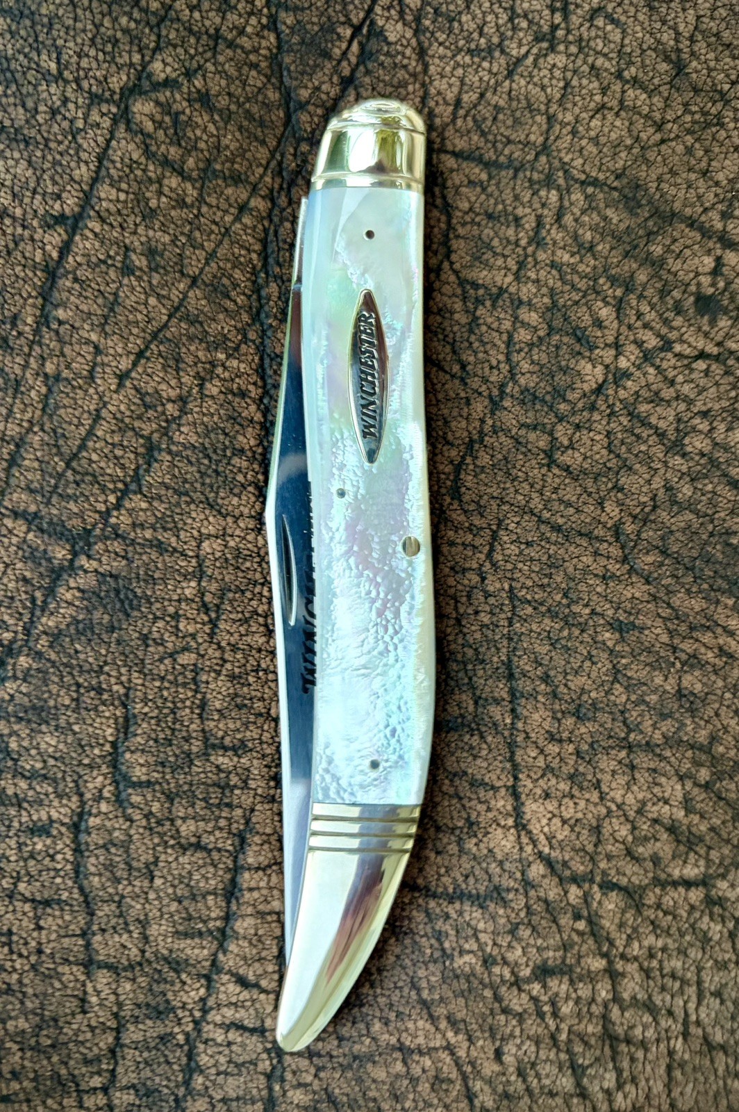 Winchester 1998 19036 AAA+ Mother of Pearl LG Toothpick, Never Carried Sharpened
