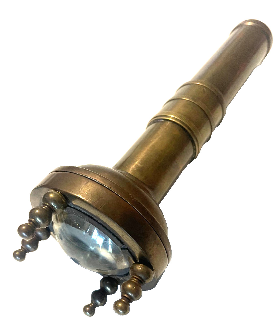 🔥Super Rare Vintage Siebe Gorman Brass Underwater Diver\'s Torch (flashlight)