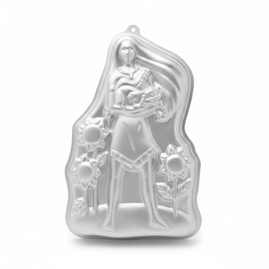 Vintage Wilton Disney Pocahontas Cake Pan 1995 Aluminum Character Baking Mold