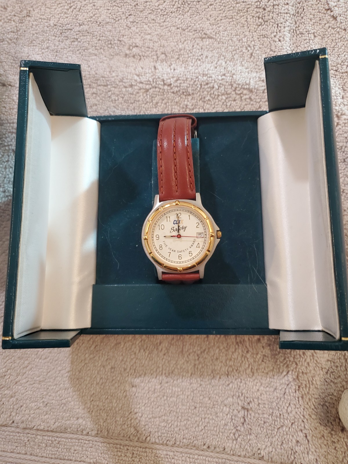 Vintage Con-way Western Express 5 Year Safety Award Watch. Needs Batteries Vintage Con-way Western Express 5 Year Safety Award Watch. Needs Batteries