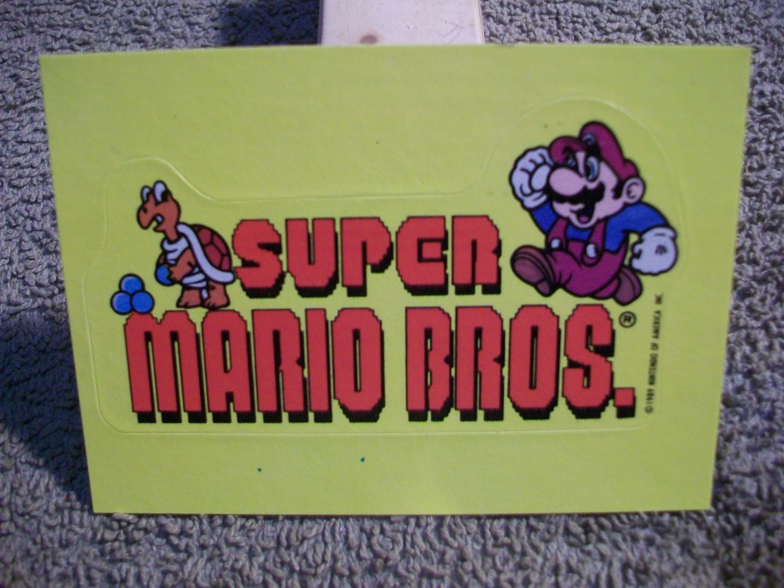 1989 Topps Nintendo Super Mario Bros. #9