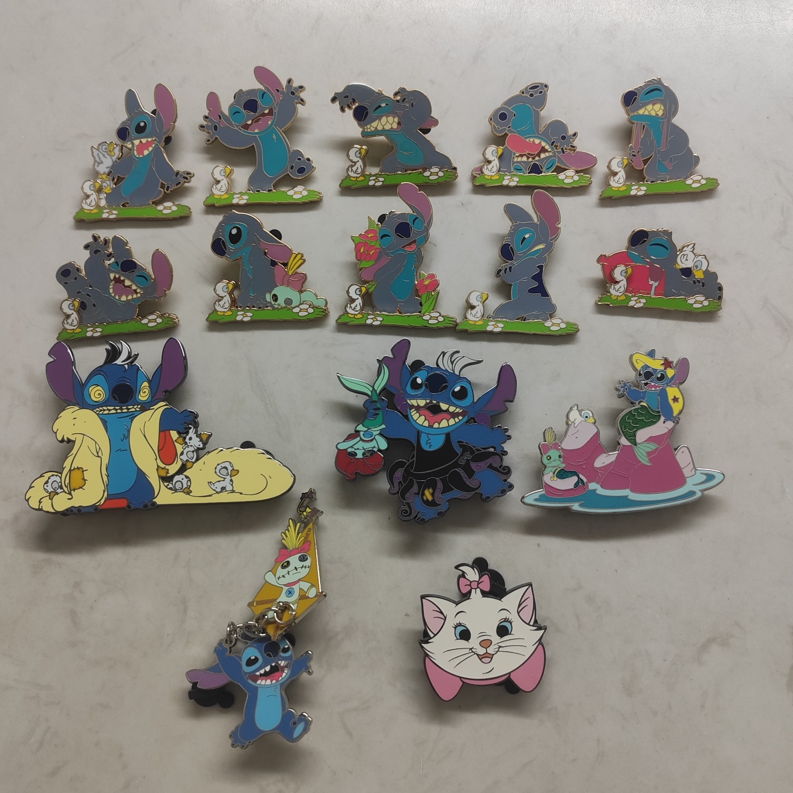 Disney exchange badges come in groups of 15 pins