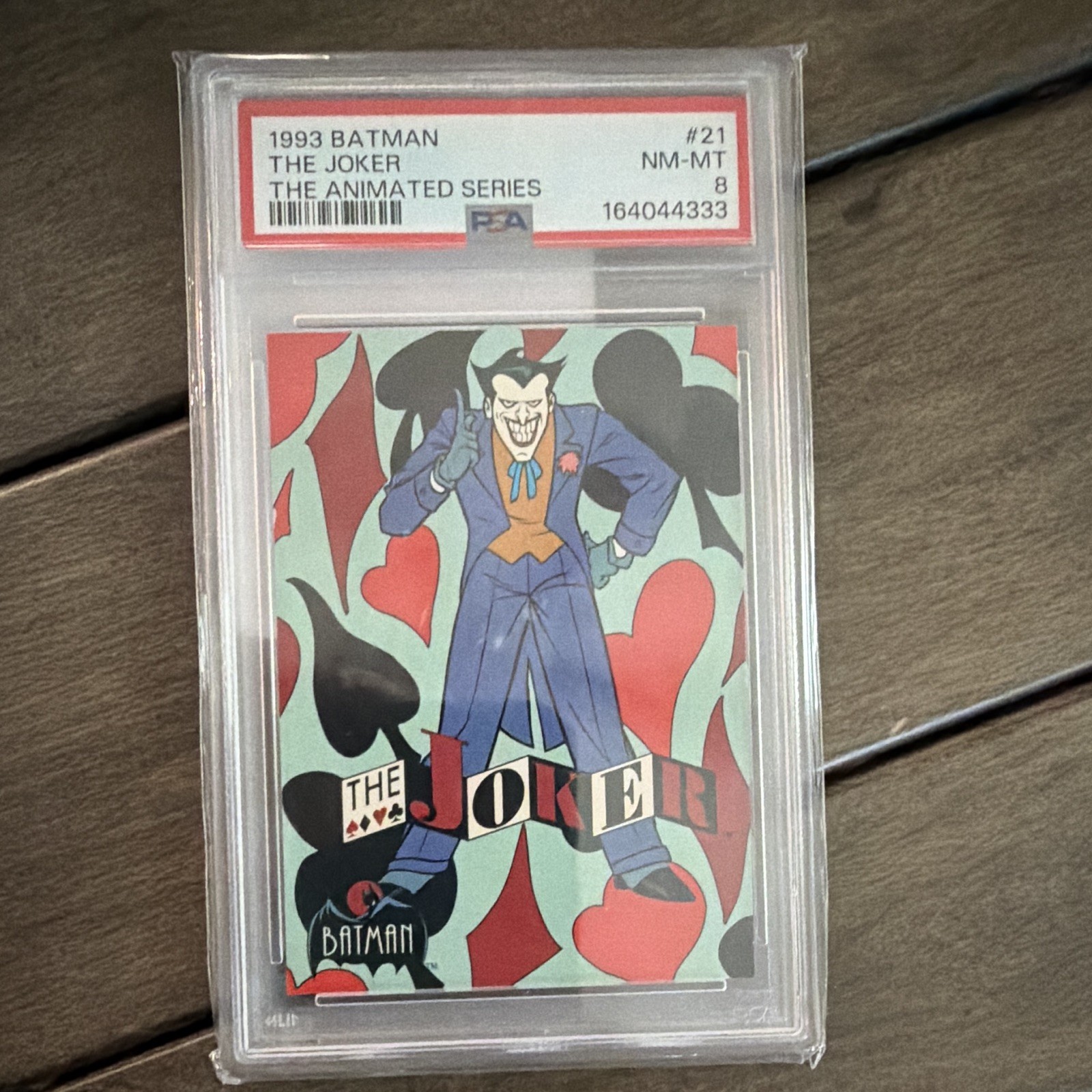 1993 Topps Batman Animated Series The Joker #21 PSA 8 Card Cert 164044333